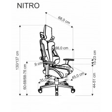 Datorkrēsls NITRO